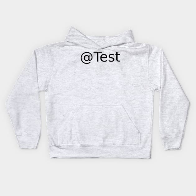 @Test Kids Hoodie by findingNull